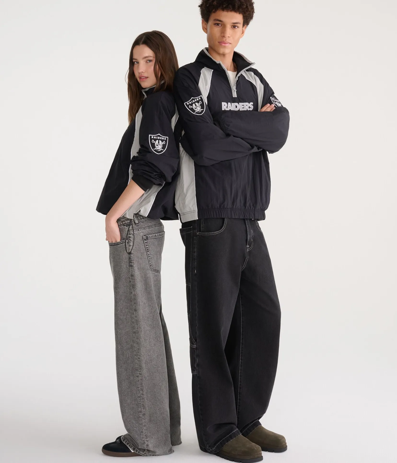 Las Vegas Raiders Quarter-Zip Track Jacket