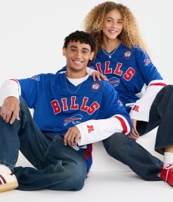 Long Sleeve Buffalo Bills Mesh Top