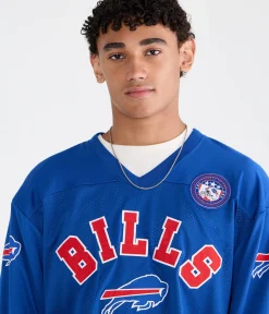 Long Sleeve Buffalo Bills Mesh Top