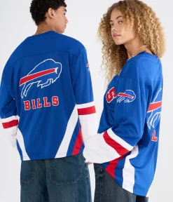 Long Sleeve Buffalo Bills Mesh Top