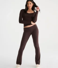 Long Sleeve Buttery Soft Seamless Sweetheart Tee