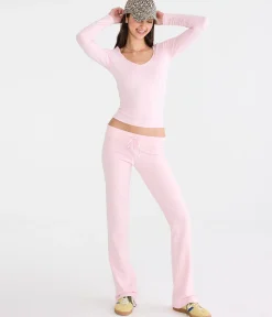 Long Sleeve Buttery Soft Seamless Sweetheart Tee