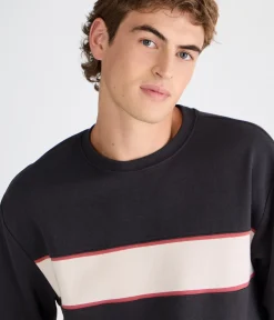 Long Sleeve Flat Stripes Rib-Knit Tee