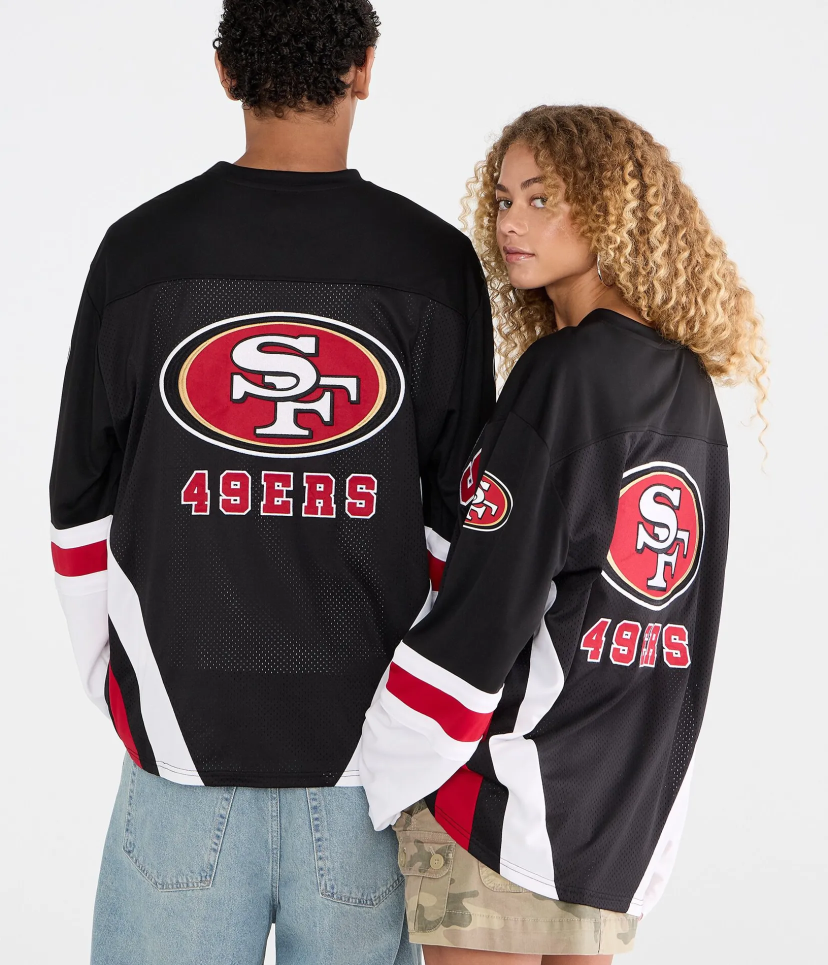 Long Sleeve San Francisco 49ers Mesh Top