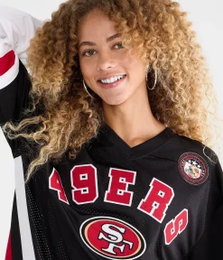 Long Sleeve San Francisco 49ers Mesh Top