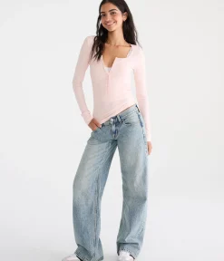 Long Sleeve Seriously Soft Y2K Henley