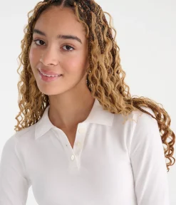 Long Sleeve Uniform Piqué Polo