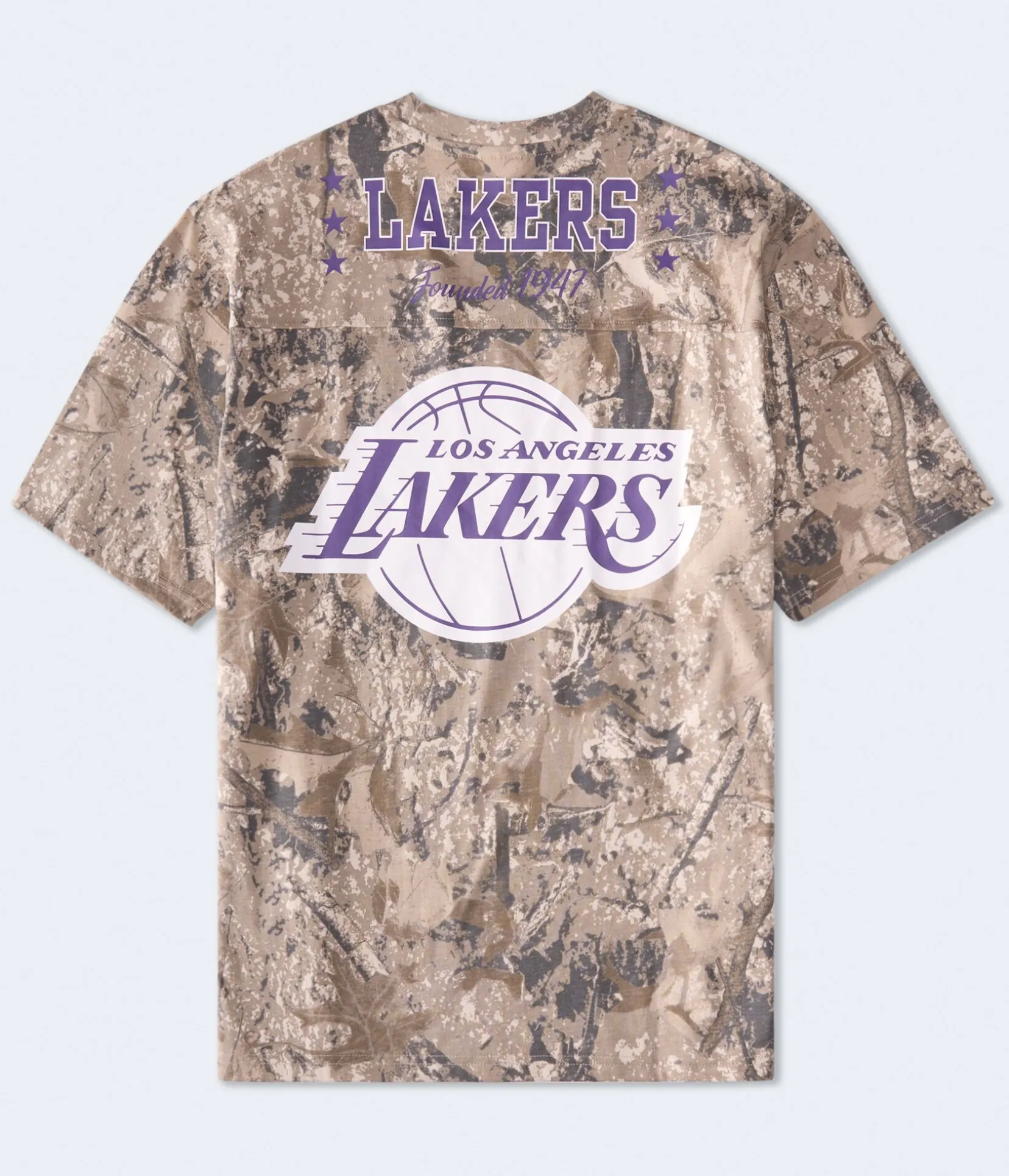 Los Angeles Lakers Camo Relaxed Graphic Tee