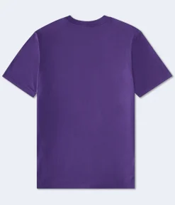 Los Angeles Lakers Flaming Basketball Relaxed Graphic Tee