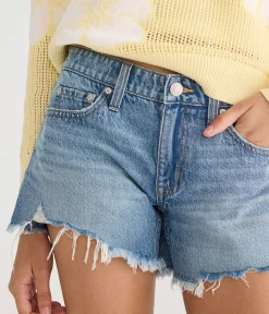 Low-Rise Baggy Denim Shorts 4