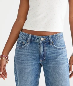 Low-Rise Baggy Flare Jean