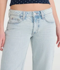 Low-Rise Baggy Flare Jean