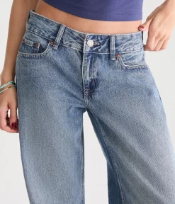 Low-Rise Baggy Wide Leg Jean