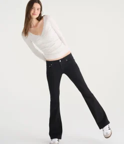 Low-Rise Flare Jean