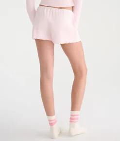Low-Rise Lettuce-Edge Sleep Shorts