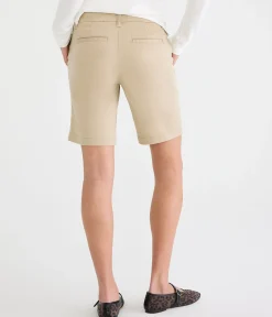 Low-Rise Uniform Bermuda Shorts