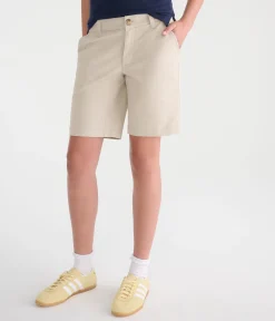 Low-Rise Uniform Bermuda Shorts