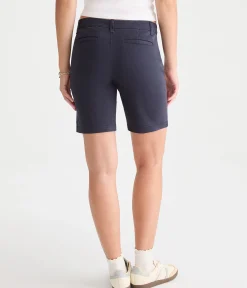 Low-Rise Uniform Bermuda Shorts