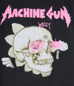Machine Gun Kelly Skull Relaxed Graphic Tee