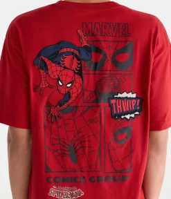 Marvel | Aéropostale The Amazing Spider-Man Comic Boxy Graphic Tee