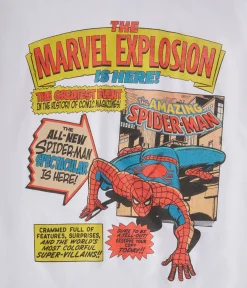 Marvel Explosion Spider-Man Relaxed Graphic Tee