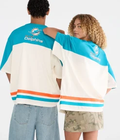 Miami Dolphins Colorblock Mesh Top