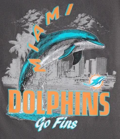 Miami Dolphins Mascot Relaxed Graphic Tee