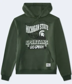 Michigan State Spartans Basketball Pullover Hoodie