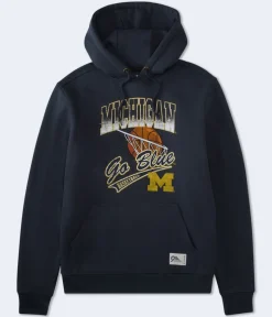 Michigan Wolverines Basketball Pullover Hoodie