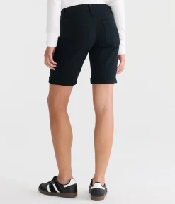 Mid-Rise Uniform Bermuda Shorts