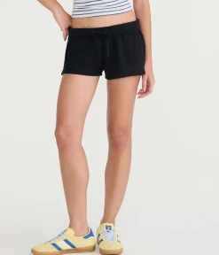 Mid-Rise Waffle Shorts