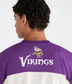 Minnesota Vikings Colorblock Mesh Top