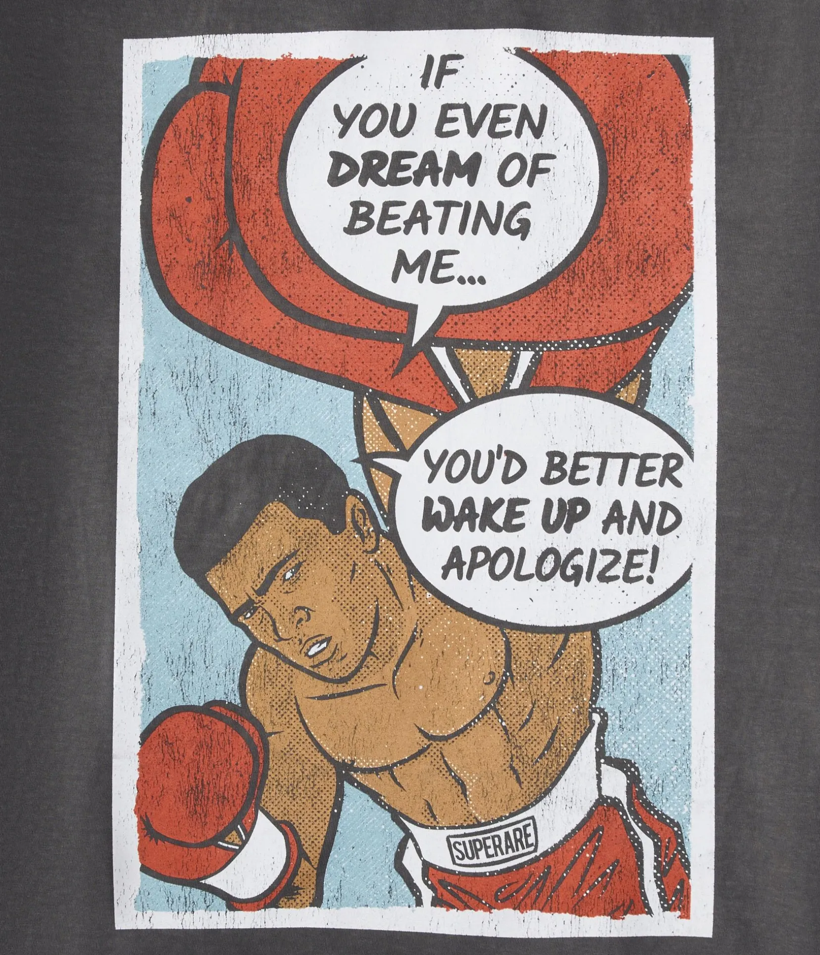 Muhammad Ali Comic Relaxed Graphic Tee