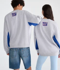 New York Giants Colorblock Crew Sweatshirt