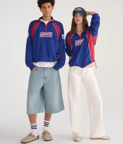 New York Giants Quarter-Zip Track Jacket