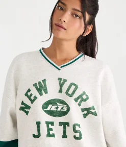 New York Jets V-Neck Sweatshirt