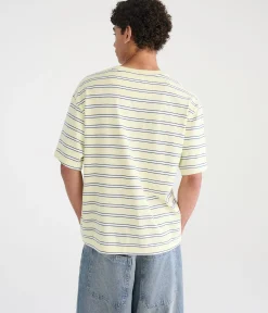 NY Striped Heavyweight Boxy Graphic Tee