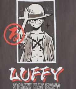One Piece Luffy Relaxed Graphic Tee