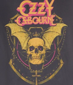 Ozzy Osbourne Bat Skull Relaxed Graphic Tee