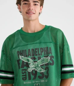 Philadelphia Eagles Boxy Mesh Top