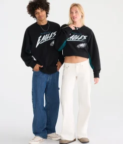Philadelphia Eagles Colorblock Crew Sweatshirt