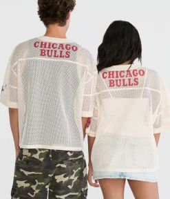 Property Of Chicago Bulls Boxy Mesh Tee
