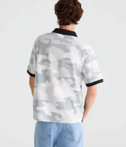 Real Madrid Camo V-Neck Soccer Jersey