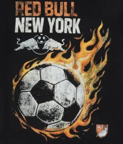 Red Bull New York Soccer Flame Relaxed Graphic Tee