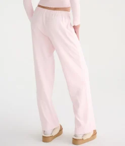 Ribbed Lettuce-Edge Sleep Pants