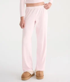 Ribbed Lettuce-Edge Sleep Pants