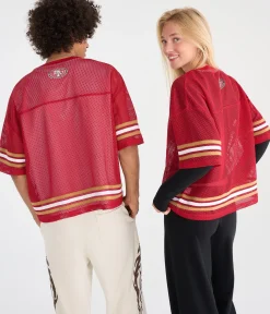 San Francisco 49ers Boxy Mesh Top