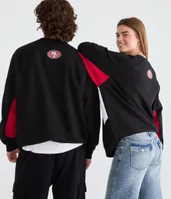 San Francisco 49ers Colorblock Crew Sweatshirt