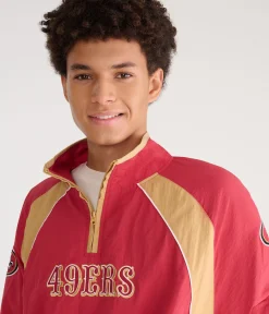 San Francisco 49ers Quarter-Zip Track Jacket