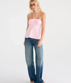 Seriously Soft Babydoll Halter Top